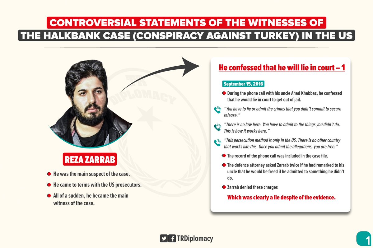 Controversial statements of the witnesses of the Halkbank case (conspiracy against Turkey) in the US