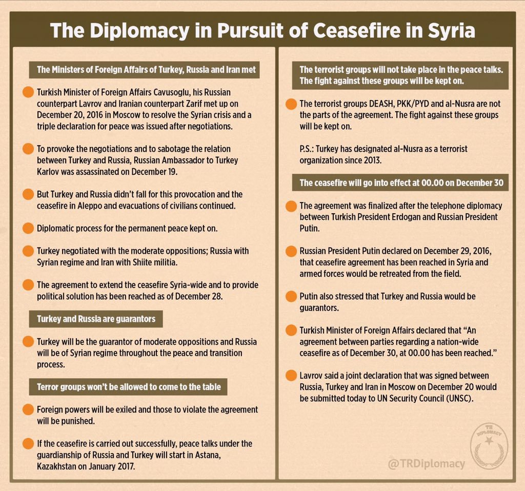 The Diplomacy in Pursuit of Ceasefire in Syria